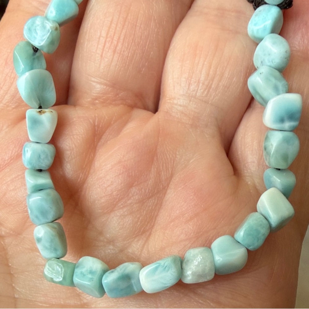 Marahlago Larimar beaded bracelet - Picture 2 of 5